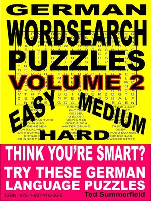 cover image of German Word Search Puzzles. Volume 2.